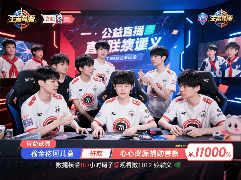 王者荣耀职业选手直播公益行动捐款超百万